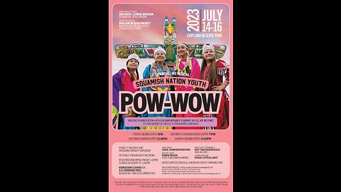 Squamish Nation Youth Powwow Grand Entry 2023