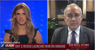 The Real Story - OAN Day 2: Russia Invades Ukraine with Casey Wardynski Pt.2