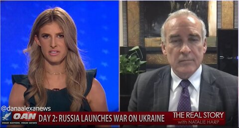 The Real Story - OAN Day 2: Russia Invades Ukraine with Casey Wardynski Pt.2