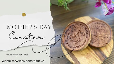 Spalted Oak Mother's Day Coasters
