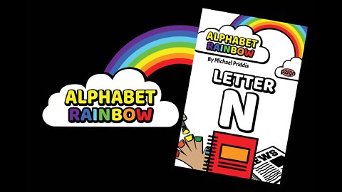 Alphabet Rainbow - Letter N