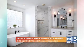 Granite Transformations of North Phoenix: Shower yourself in luxury with a ​brand-new bathroom