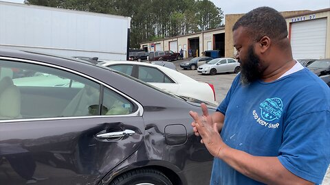 RICH LOOKED AT THE DAMAGE ON MY LEXUS ES350 ONE TIME & WAS INSTANTLY DISAPPOINTED!