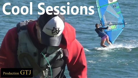 Cool Session : Windsurfing at Arenal Lake with some friends