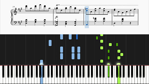 F. Schubert - 12 Grazer Waltzer, D. 924, Op. 91, No. 4 (Piano Tutorial)