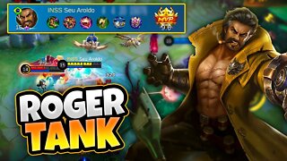 TROLLEI MEU TIME FAZENDO ROGER TANK | MOBILE LEGENDS