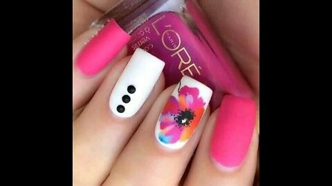 59 idea of nail polishing art with different design and different colour