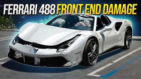 We Bought A Destroyed Ferrari 488 From SALVAGE AUCTION, Can We Fix It?