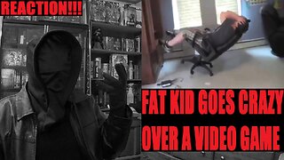 Fat Kid Goes Crazy Over A Video Game REACTION!!! (STD)