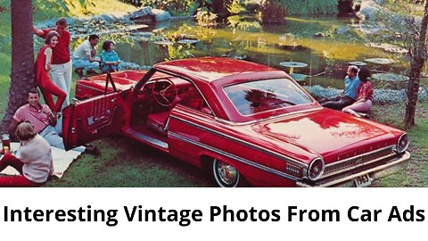 30 Interesting vintage photos from car ads