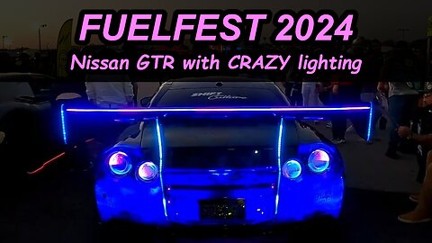 FuelFest 2024 in Florida - Nissan Skyline GTR with CRAZY lights!