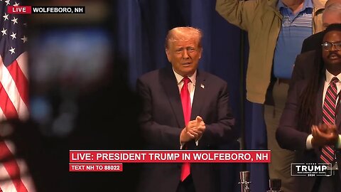 Trump Delivers Remarks in Wolfeboro, NH