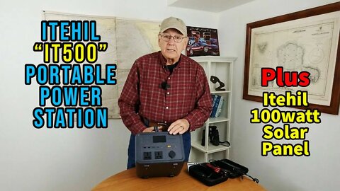 Itehil IT500 Portable Power Station and 100watt Solar Panel Review