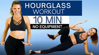 10 Minute Slim Waist 🔥 Fat Burning, Body Workout (Hourglass Body) Workout At Home