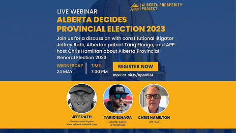 APP Webinar - Alberta Decides - Provincial Election 2023