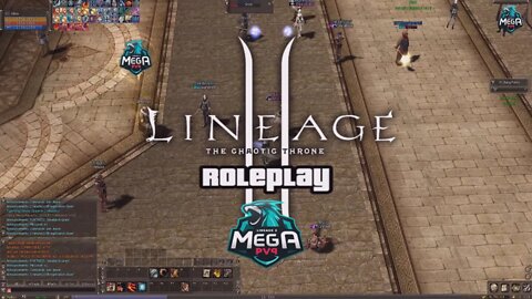 Lineage 2 - Role Play - Ep 02 - Upando ate o lvl 76, comprando equip's Grade B - Mega PvP Server