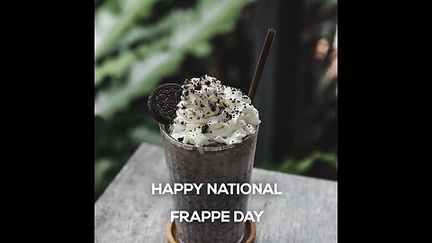 National Frappe Day