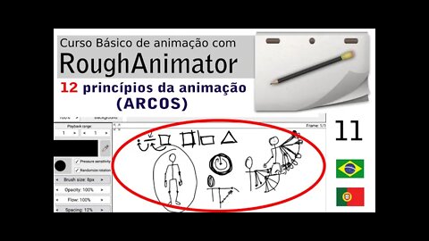 Princípios da animação - 06 (Arcos) - RoughAnimator 11