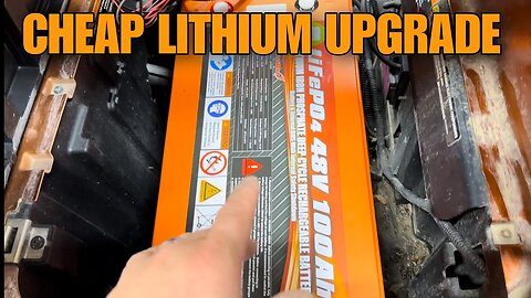 Lithium Golf Cart Conversion | Enjoybot LifePO4 48v 100ah Battery Convert any golfcart easily :Pt1