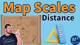 How to Calculate the Distances Between Two Places on a Map in Real Life #mapscales