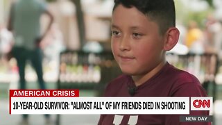 10-year-old survivor says 'almost all' of his friends died in the shooting