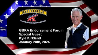 GBRA Endorsement Meeting. Guest speaker Kyle Kirkland