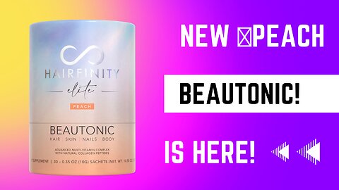 New 🍑 Peach Flavor Beautonic is here!