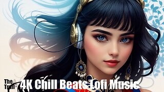 Chill Beats Music - Lofi Nested Above | (AI) Audio Reactive Cinematic Anime | Tour