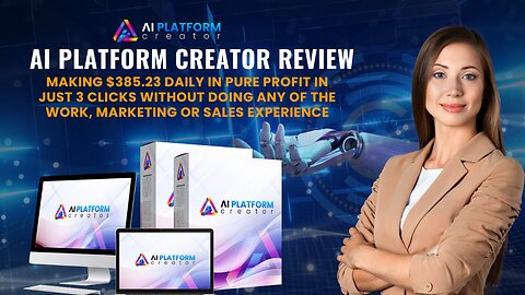 AI Platform Creator Review - Earn $480+ Daily, No Experience Needed.