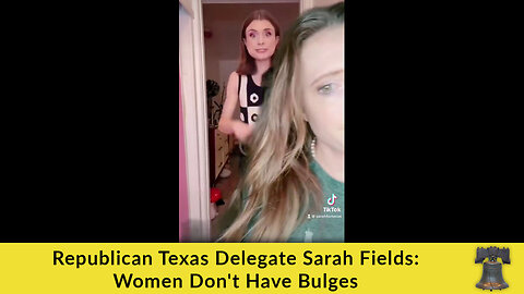 Republican Texas Delegate Sarah Fields: Women Don't Have Bulges