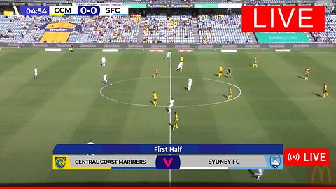 Central Coast Mariners vs Sydney FC LIVE | Isuzu UTE A League