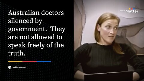 Australian Doctors Forbidden from Speaking by Government