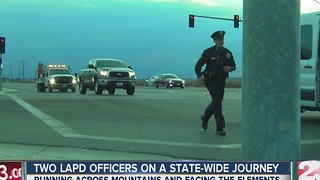 Two LAPD officers on a state-wide journey