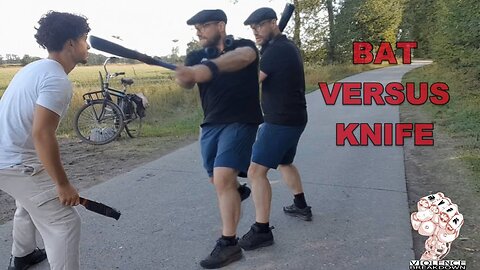 Baseball bat versus the knife | some practical tools used | Real Violence For Knowledge