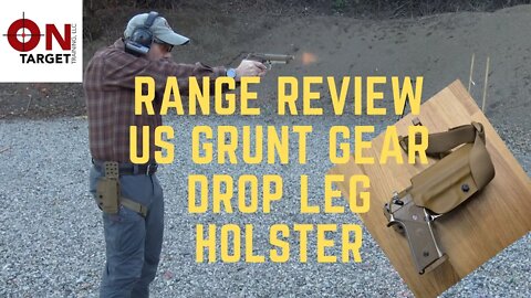 Drop Leg Holster by US Grunt Gear for the Beretta M9 A3