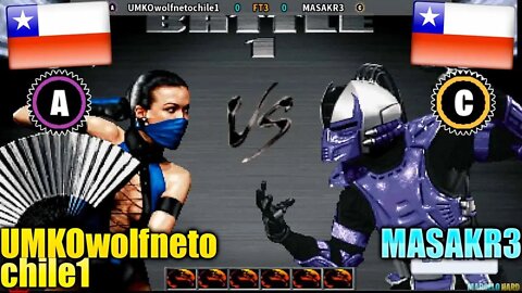 Ultimate Mortal Kombat 3 (UMKOwolfnetochile1 Vs. MASAKR3) [Chile Vs. Chile]