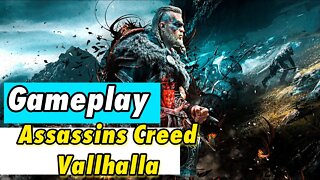 Gameplay Assassins creed Valhalla, jogando de graça pela Ubisoft Connect