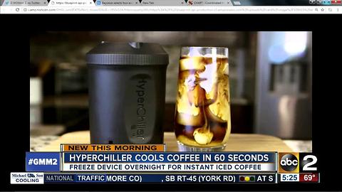 Cool coffee in 60 seconds with the Hyperchiller