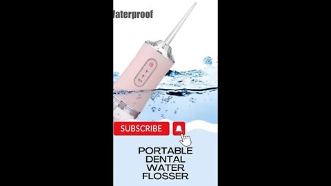 Portable Dental Water Flosser | Oral Irrigator | Bathroom Tools #gadgets #personalcare #shorts