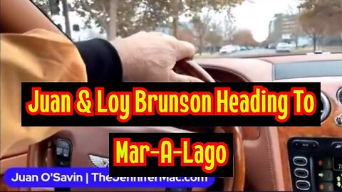 Juan O' Savin & Loy Brunson Heading To Mar-A-Lago!