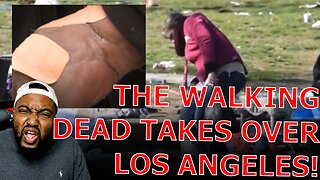 Homeless People High On Flesh Eating 'Zombie' Drug Mixed With Fentanyl Take Over Los Angeles Streets