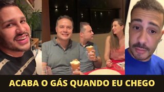 Carlinhos Maia e Lucas Maia na Casa do Governador e o MICO DO GÁS