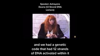 Ashayana Deane : “ We originally hold 12 strands of DNA , not 2 🧬 “