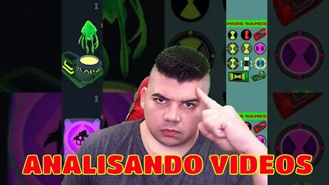 REACT ANALISE DOS VIDEOS DO CANAL SUPIMPA - Omnitrix Simulator - MELHOR DO MUNDO