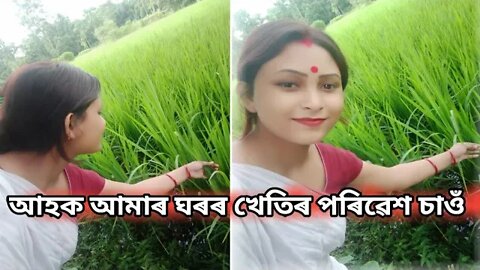 আহক আমাৰ ঘৰৰ অদ্ভূত প্ৰাকৃতিক দৃশ্য চাওঁ ।। Assam vlog.... Assamese vlog....... Northeast vlog boy..