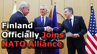 NATO Expands Borders Against Russia As Finland Officially Becomes A Member