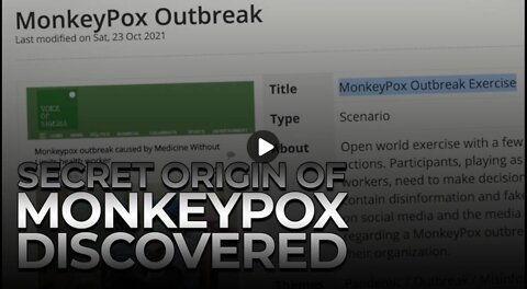 EXCLUSIVE - Origin Of Monkeypox Outbreak Discovered!!!