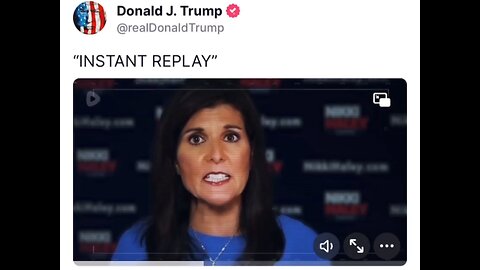 Trump 2024 Ad [Trump vs Nikki Haley: Instant Replay]