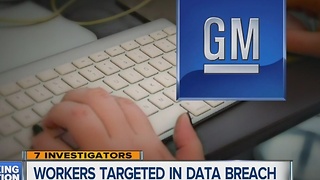 General Motors workers targeted in data breach