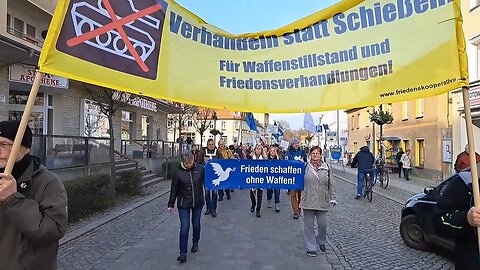 02.03.2024 Demo für Frieden und Freiheit in Strausberg - Brandenburg